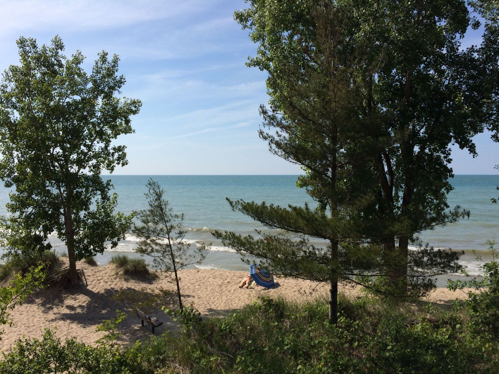 Lakeview Beach erosion